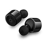 Creazy Mini True Wireless Bluetooth Twins Stereo In-Ear Headset Earphone Earbuds (Black)