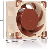 Noctua NF-A4x20 PWM 40x20mm Premium Quiet Fan 4-Pin Brown view 8