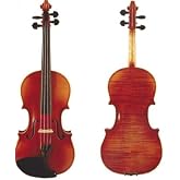 D Z Strad Violin Model 101 with Solid Wood with Case, Bow, Shoulder Rest, and Rosin (1/4 - Size)