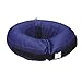 Total Pet Health Inflatable Dog Collars - Veterinarian-Approved Collars Designed to Prevent Pets from Scratching and Biting at Injuries, Stitches, Rashes, and Wounds - Small, Blue