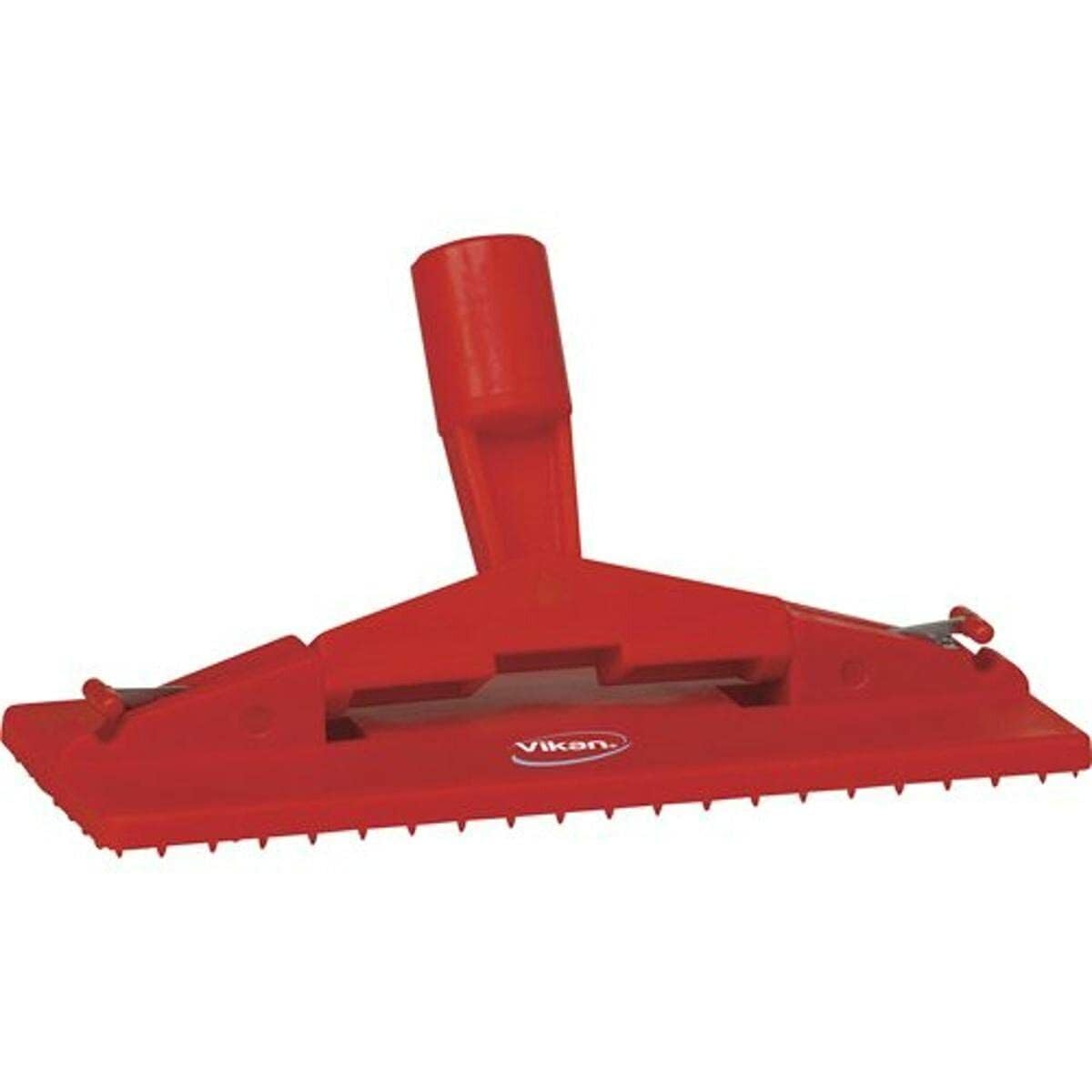 Vikan 55004 Floor Model Scrub Pad Holder Floors Walls Work Surfaces 235 mm, Red