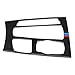 Gear Shift Frame Trim, Carbon Fiber Car Gear Shift Knob Panel Cover Trim for BMW F15 F16 X5 X6 (#B)