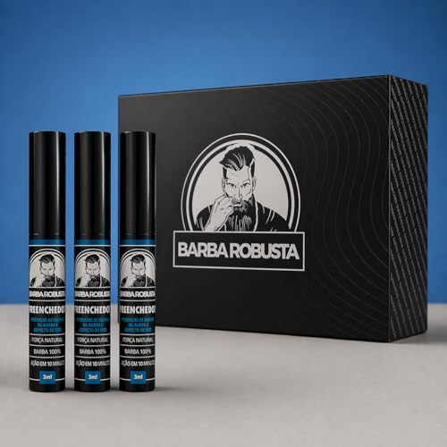 Barba Robusta Kit Para Preencher as Falhas da Barba 3 Preenchedores de Barba