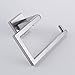 Topfox SUS 304 Stainless Steel Bathroom Toilet Paper Roll Holder Wall Mount Roll Holder (Silver)