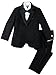 Spring Notion Little Boys' Modern Fit Tuxedo Set, No Tail 3T Black