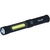 LitezAll 100 Lumen Task Light with Flashlight | Dual Mode LED Pocket Work Light with Magnetic Base &amp; Pocket Clip | Rubber Coated High-Strength Resin | Battery Powered EDC Inspection Pen Light