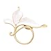 SENFAI Lovely Enamel Flower Magnetic Clip Eyeglass Holder Brooch Custom Jewelry(White 1)