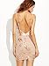 MakeMeChic Women's Sexy V Neck Sleeveless Sequin Party Club Bodycon Dress