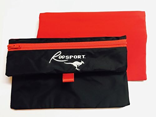 RooSport 2.0 Magnetic Pouch Holds iPhone7, Samsung 8, Running, Passport, Running Belt, Disney Fanny Pack, Travel (Red)