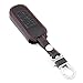 9 MOON Leather Car Remote Key Holder Case Cover for Mazda 2 3 6 CX-5 CX-7 Black with Red Thread 3 Button