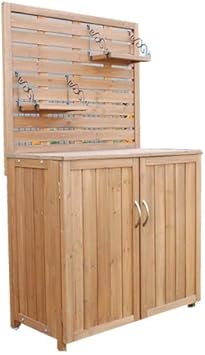 Amazon 家具350 パネル付収納庫 物置 収納庫 木製 幅80cm スリム ベランダ 収納 80cm 物置 倉庫