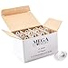 MEGALOVEMART 15W Watt E12 Socket Long Lasting Incandescent Candelebra Salt Lamp Light Bulbs - 12 Pack