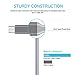 Micro USB Cable Android, KUXIYAN(2-Pack,3.3Ft) Micro USB to USB A High Speed Sync Charger Nylon Braided Cord for Samsung Galaxy S7 Edge/S7/S6/S4/S3,Note 5/4/3,Kindle,LG,Xbox,PS4,Camera (Grey)