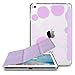 iPad Mini 3 Case,iPad Mini 2 Case,iPad Mini Case,ULAK Slim Bumper Smart Case Stand for Apple iPad Mini 1/2/3 Colorful Clear Back Cover Lightweight with Auto Sleep/Wake Function, Lavender