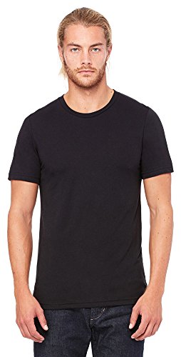 Bella + Canvas Unisex Triblend Short-Sleeve T-Shirt, Large, SLD BLK TRIBLEND
