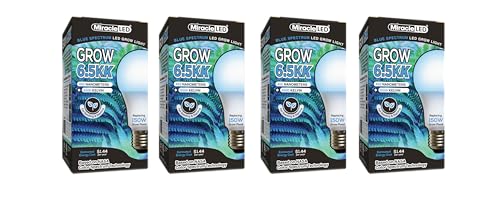 Miracle LEDs Blue Spectrum 6.5KK Grow Light Bulbs (4-Pack)