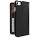 Twelve South BookBook for iPhone 8/7/ 6 | 3-in-1 Leather Wallet case, Display Stand and Removable Shell (Black)