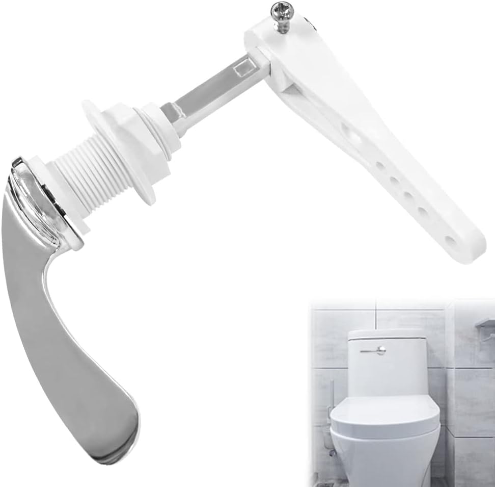 CAEEKER Toilet Flush Handle Cistern Lever Universal Victorian Style Chrome