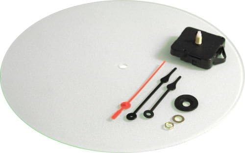 Signzworld 12 20cm Clear Glass Clock for Sublimation Heat Press