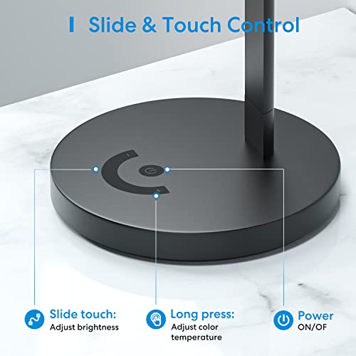 Smart LED Desk Lamp, Meross Dimmable Desk Lamp Works with HomeKit