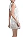 Albabara Satin Beaded Handmade Clutch Purse Evening Handbags,Silver