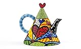 Romero Britto Ceramic 55oz Teapot, A New Day