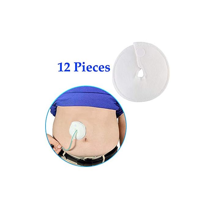 KAVIL Feeding Tube Pad G Tubes Button Pads Holder Covers Peg Tube Supplies Catheter Support Peritoneal Abdominal…