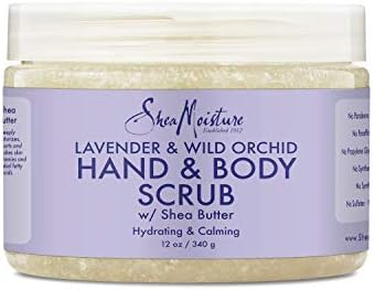shea moisture lavender and wild orchid scrub