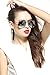 2017 Fashion Women Large Metal Oversized Aviator Polarized Driver Sunglasses