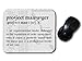 Project Manager Definition Funny Mouse Pad