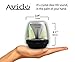 Avido Proton Ultra-Portable [Multi-Color LED Light Show] Wireless Bluetooth Speaker - HD Sound, Speakerphone, FM Radio, Auxiliary Input, Micro SD Card, Voice Prompts, Rechargeable - (Black / Silver)