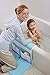 AQUATOPIA, Safety Bath-Time Cushioned Easy Kneeler & Detachable Elbow Rest, Blue