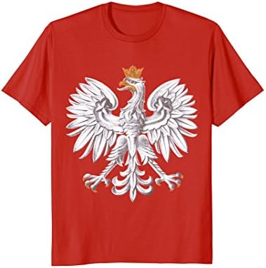 Mens Polish Eagle T-shirt 3XL Red
