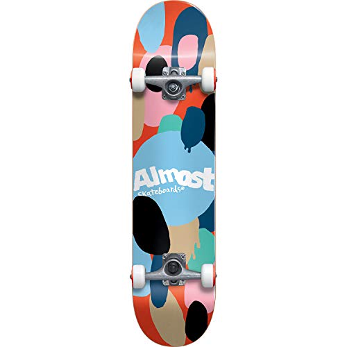 Spotted Red/light Blue/assorted Colors Mini Complete Skatebo