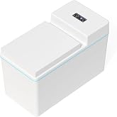 Composting Toilet, Waterless Toilets Suitable for Tiny Houses, Vans, Boats, with Heating Plate, Electric Mixing, Urine Separa