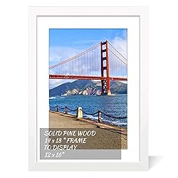 POUYCIW 14x18 inch Wood Picture Frame for Wall