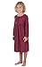 PajamaGram Stewart Plaid Flannel Nightgown, Red, Big Girls' 8