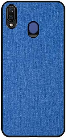 Joliwow for Samsung Galaxy A50 case Back Cover Fabrics Case Soft Edge Full Cover Bumper Cover for Samsung Galaxy A 50 A50 (2019) Cases (Blue)