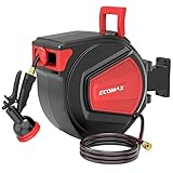 Ecomax ELG09 1/2in. x 100ft Retractable Garden Hose