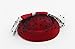 Women's Fascinators Hat Pillbox Hat Cocktail Party Hat with Dot Veil Bowknot Hair Clip, Red, One Size