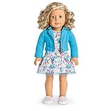 American Girl - 2017 Truly Me Doll: Light Skin with Freckles, Curly Blond Hair, Blue Eyes DN56