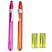 Pen Light, Escolite LED Penlight Medical with Pupil Guage for Doctors Nurses White, Pink and Orange