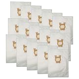 ZVac 15Pk Compatible Cloth Vacuum Bags Replacement for Kirby Vacuum Bags Style F. Fits All Ultimate G Diamond Edition, Ultimate G Series, Gsix, Sentria (Year 2009+). Replaces Part# 204808, 204808GW
