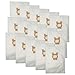ZVAC compatible with Kirby F Vacuum cleaner clth bags. compatible with Kirby Ultimate G diamond G series,G six, Sentria (year 20099+)