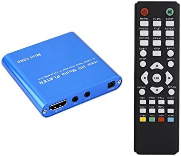 Goldlion66 Mini Digital Media Player, Portable 1080P Full-HD Streaming Video Player For USB Drives and SD/SDHC Cards