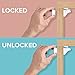 Magnetic Child Safety Cabinet Locks - 12 Lock + 3 Key for Baby Proofing Cabinets, Drawers and Locking Cupboard, Easy Install for Toddler and Childproof with Adhesive Latch, No Tools or Drill…