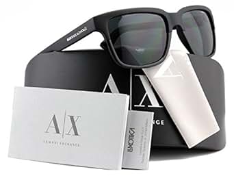 Armani Exchange AX4026S Sunglasses Matte Black w/Crystal