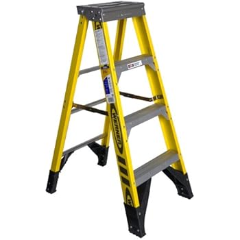 Werner, 7304, 4' Fiberglass 375 Lb. Stepladder, Type Iaa