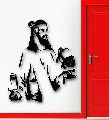 Wall Stickers Vinyl Decal Jesus Graffiti Religion Cool Room Decor (ig490)