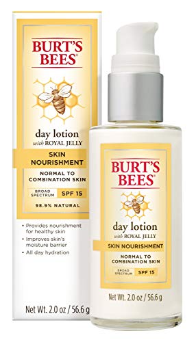 Burt's Bees Skin Nourishment Day Lotion with SPF 15 for Normal to Combination Skin, 2 Ounces